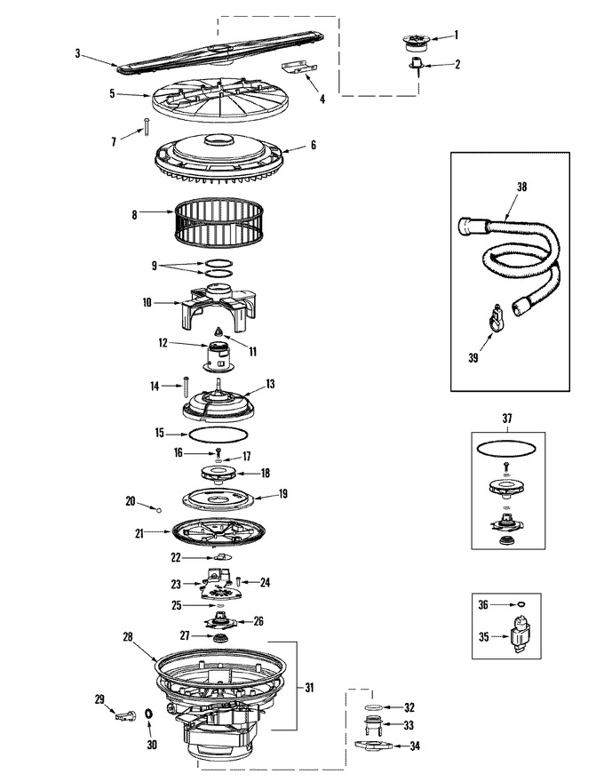 Diagram for MDB9150AWW