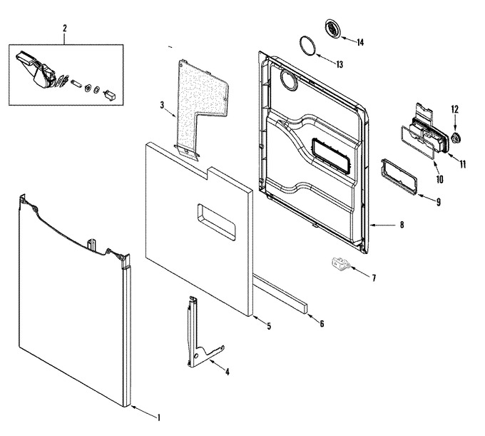 Diagram for MDC4650AWB