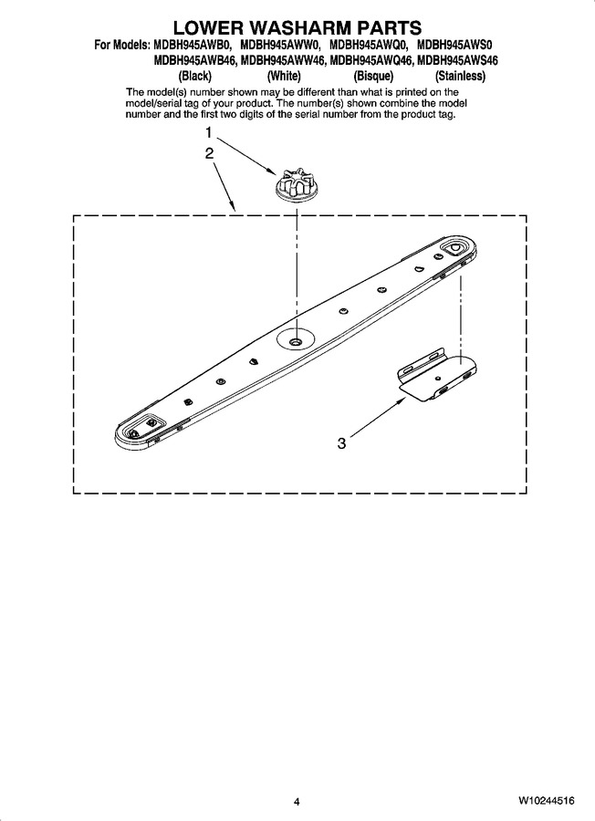 Diagram for MDBH945AWQ46
