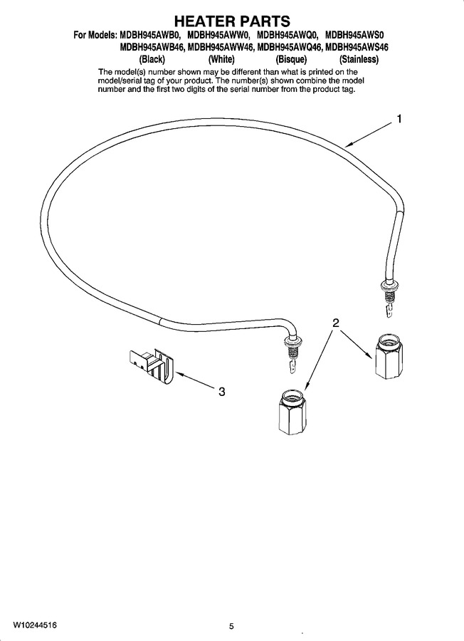 Diagram for MDBH945AWQ46