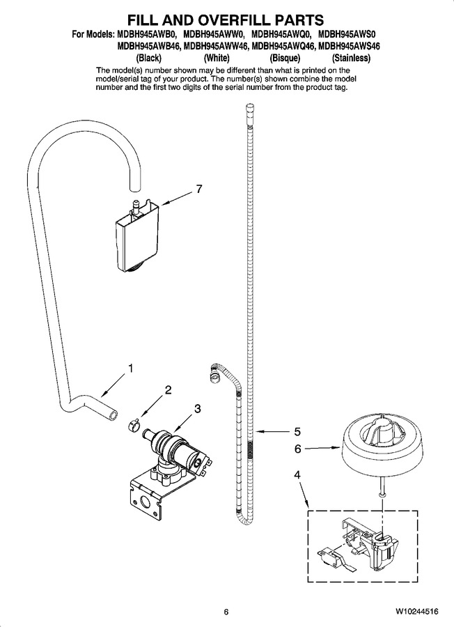 Diagram for MDBH945AWQ0