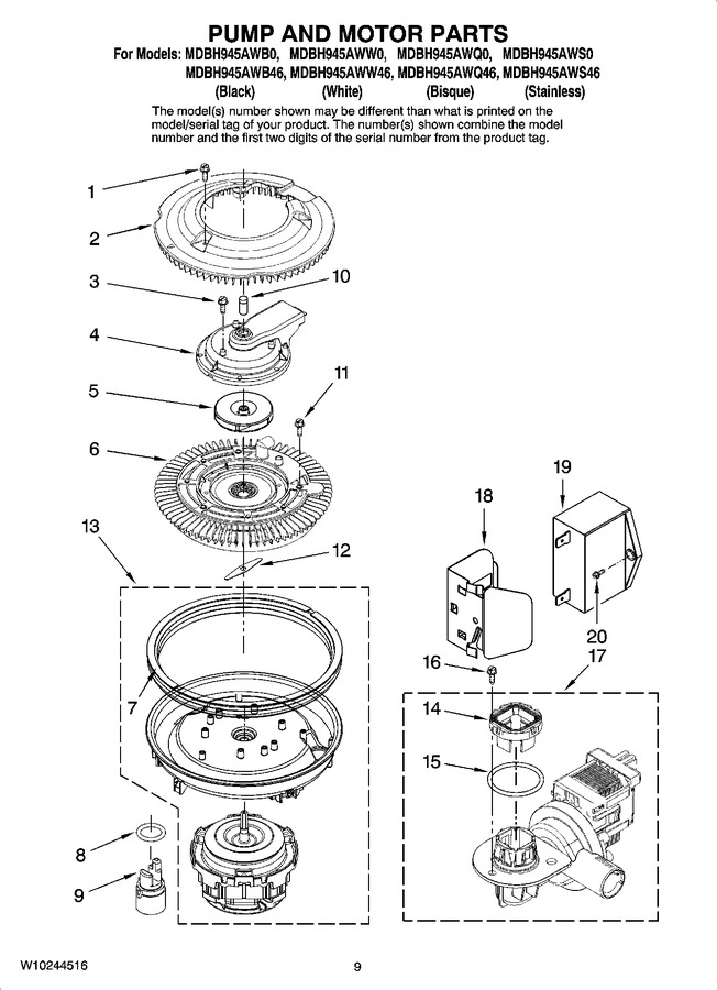 Diagram for MDBH945AWS0