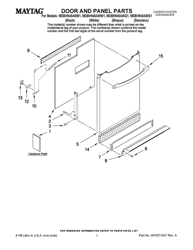 Diagram for MDBH945AWS1
