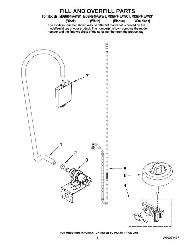 Diagram for MDBH945AWW1