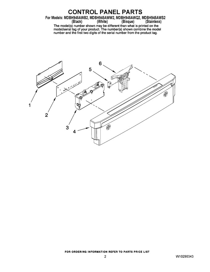 Diagram for MDBH945AWB2