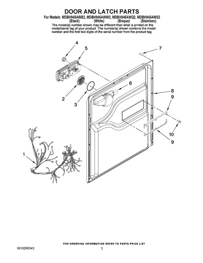 Diagram for MDBH945AWB2
