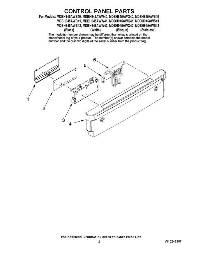 Diagram for MDBH945AWW40