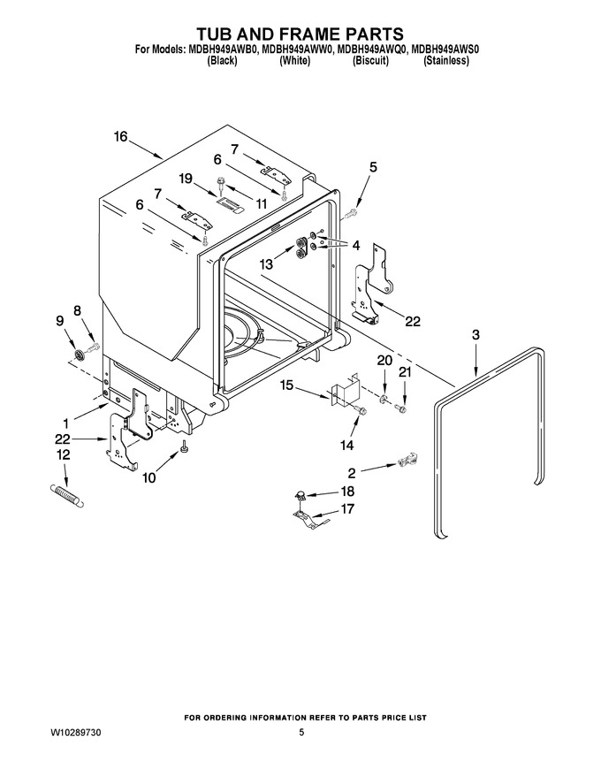 Diagram for MDBH949AWS0