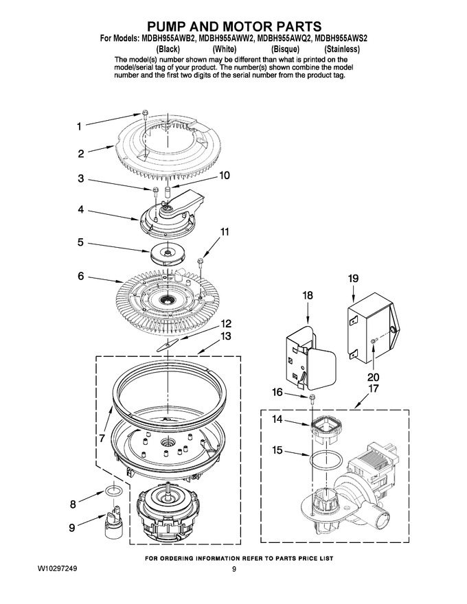 Diagram for MDBH955AWB2