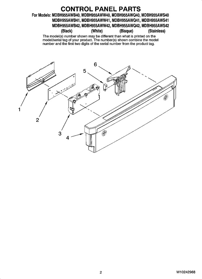 Diagram for MDBH955AWQ41