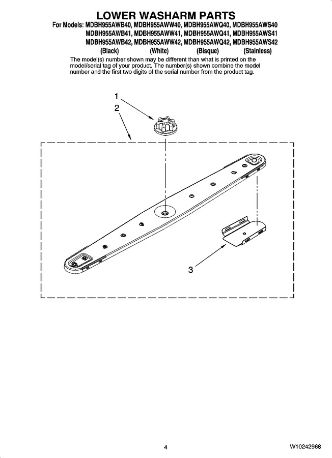 Diagram for MDBH955AWQ41