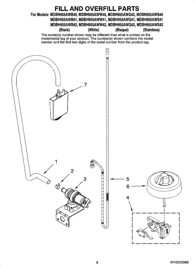 Diagram for MDBH955AWQ41