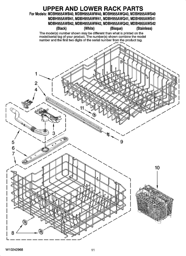 Diagram for MDBH955AWQ41