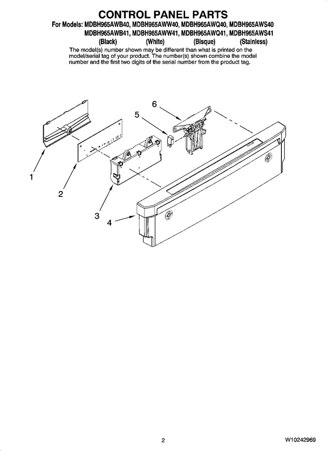 Diagram for MDBH965AWW41