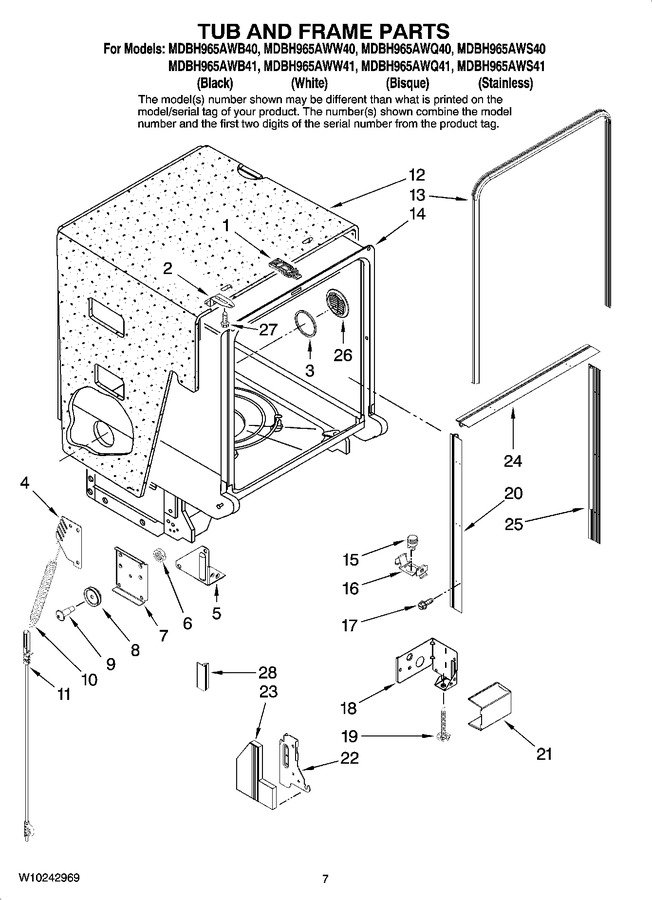 Diagram for MDBH965AWS41