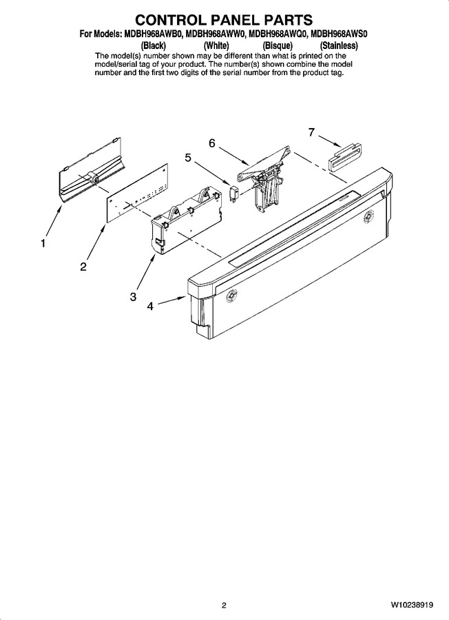 Diagram for MDBH968AWW0