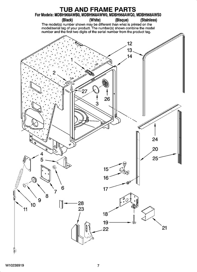 Diagram for MDBH968AWQ0