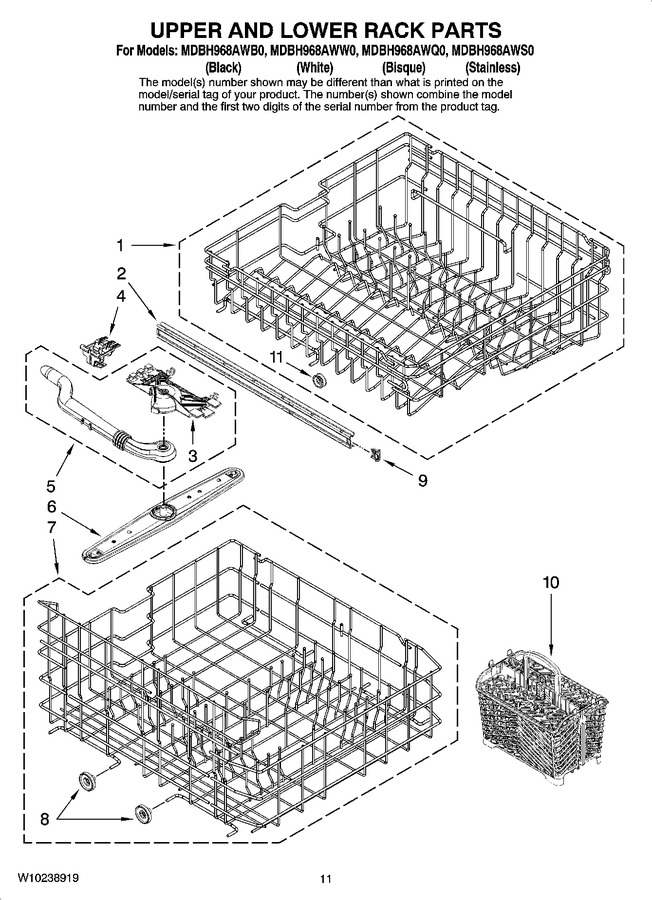 Diagram for MDBH968AWB0