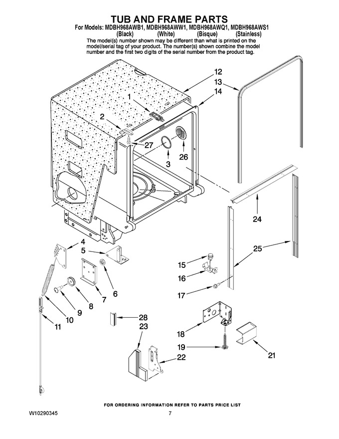 Diagram for MDBH968AWS1