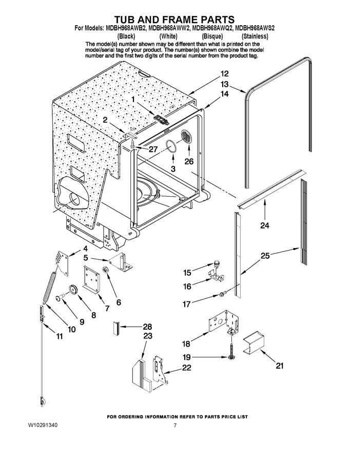 Diagram for MDBH968AWQ2