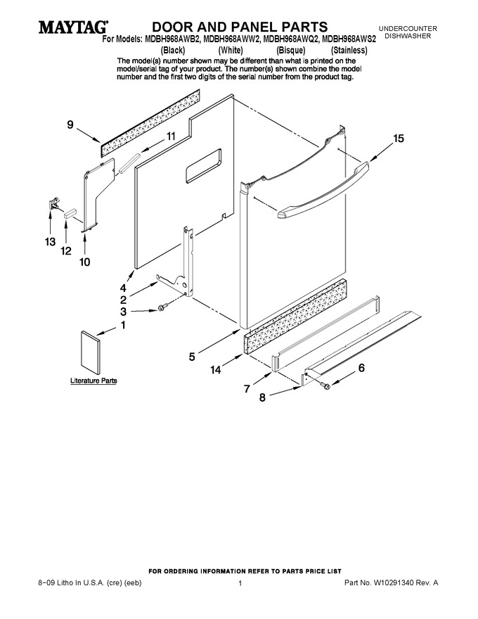 Diagram for MDBH968AWS2