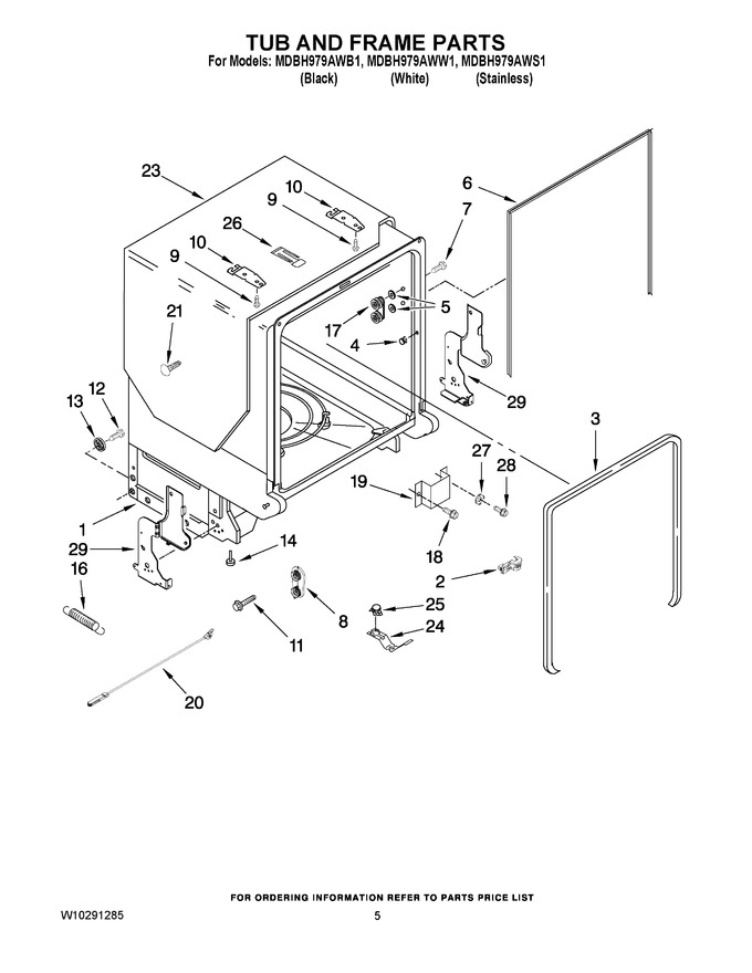 Diagram for MDBH979AWB1