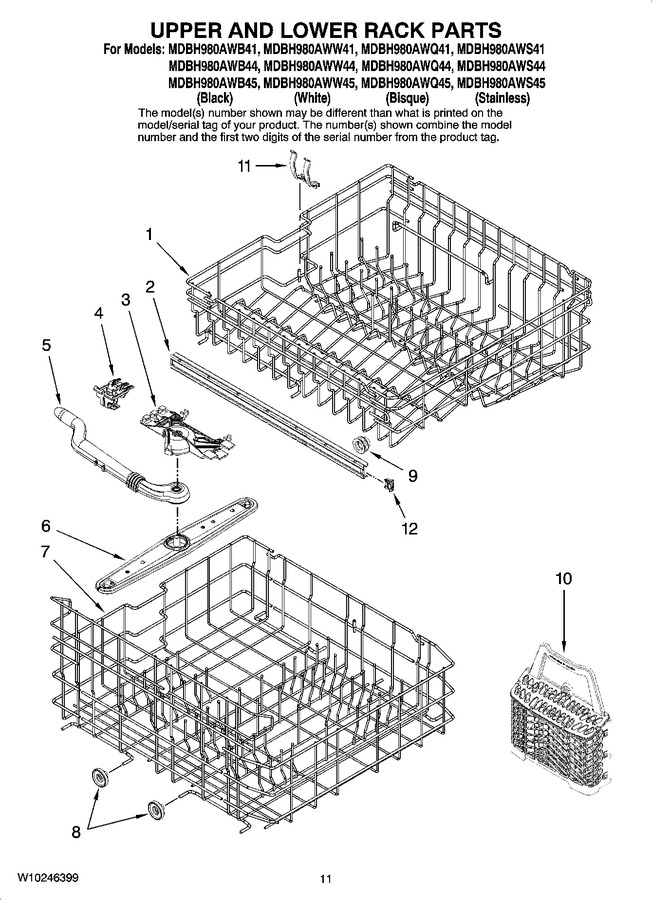 Diagram for MDBH980AWS41