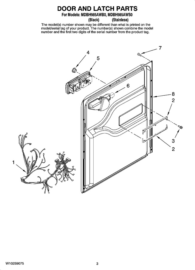 Diagram for MDBH985AWS0