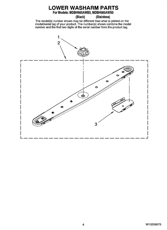 Diagram for MDBH985AWS0