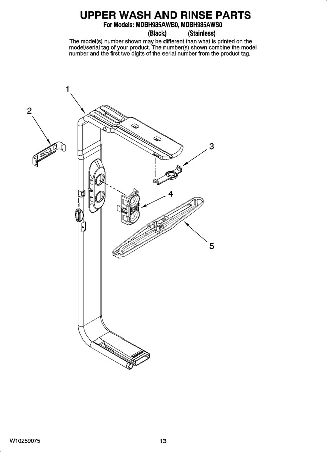 Diagram for MDBH985AWS0