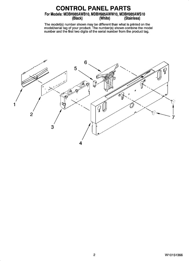 Diagram for MDBH985AWS10
