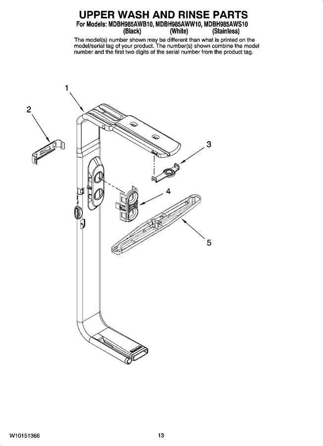 Diagram for MDBH985AWS10