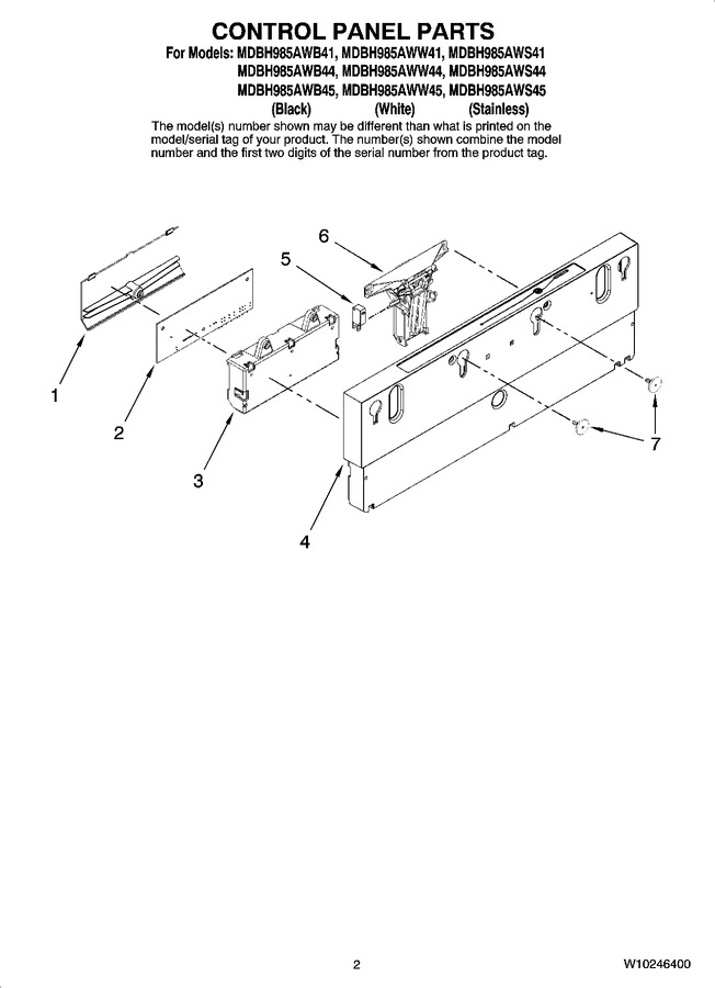 Diagram for MDBH985AWW45