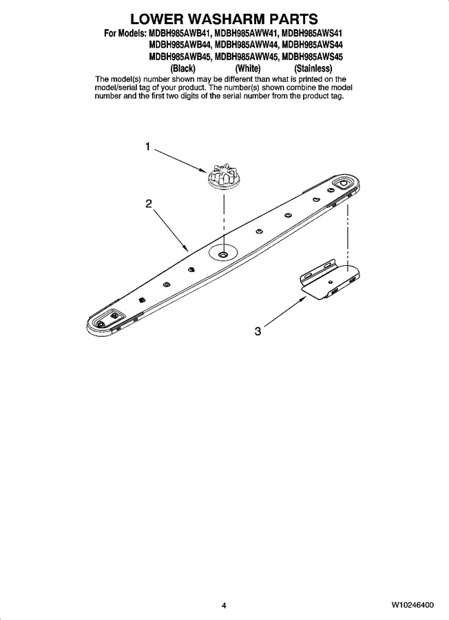 Diagram for MDBH985AWW45
