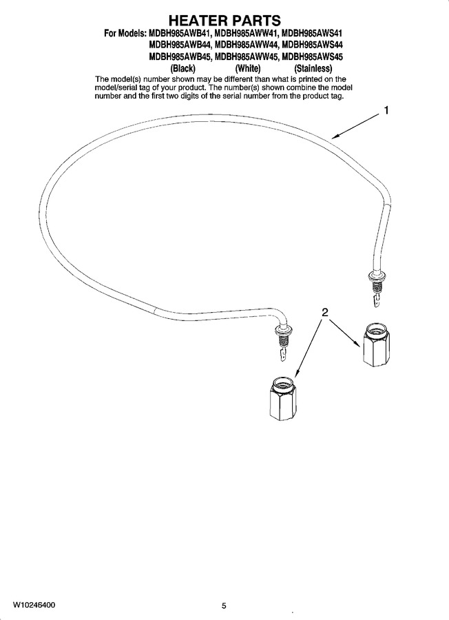 Diagram for MDBH985AWB45