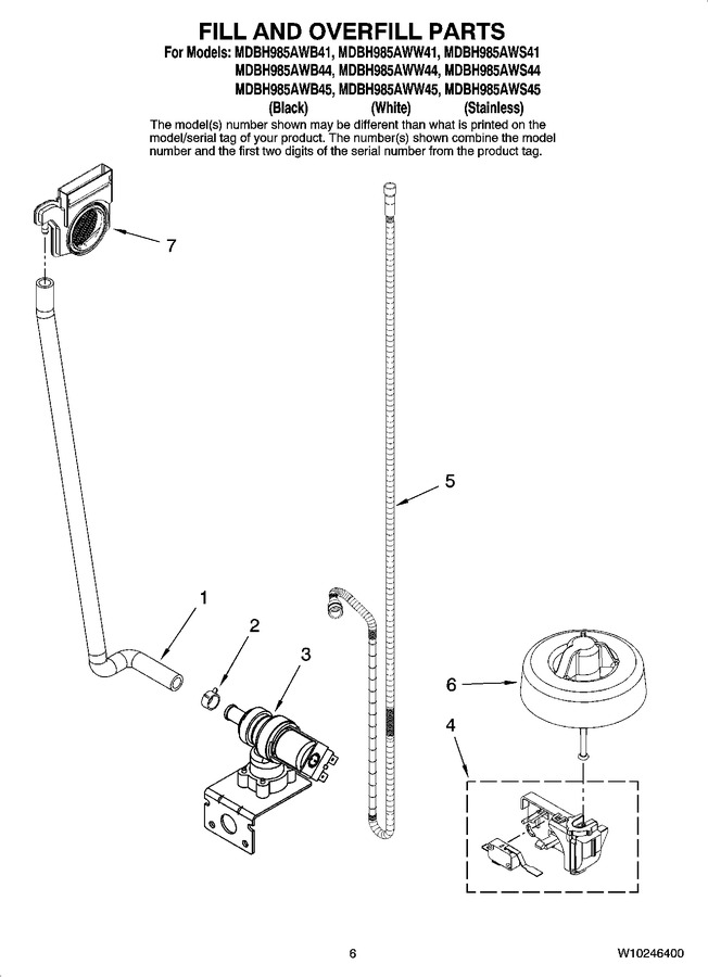Diagram for MDBH985AWB45