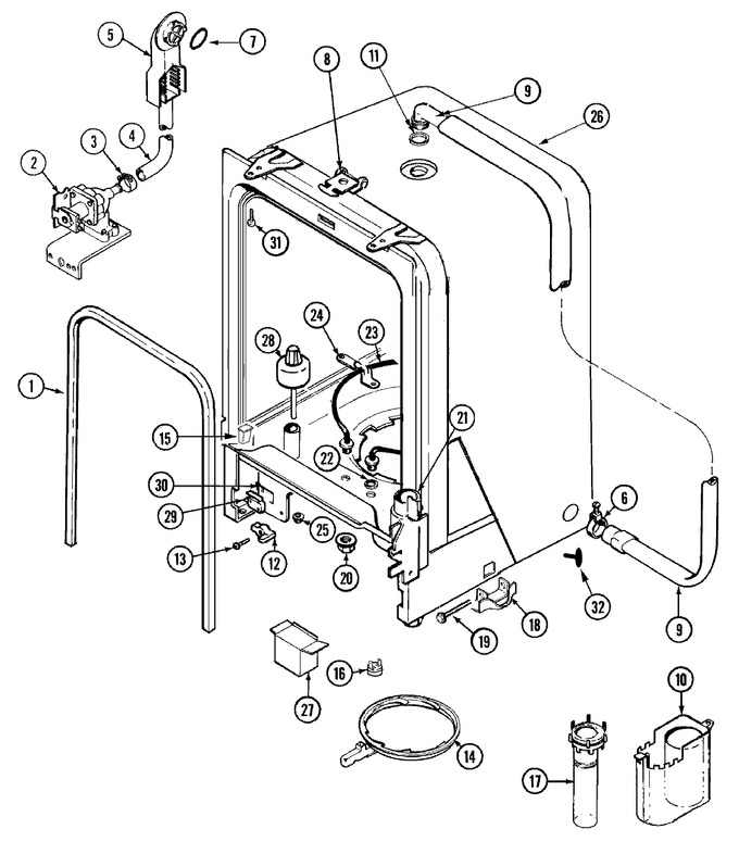 Diagram for MDC5100AWW