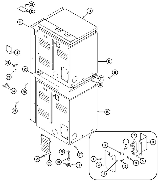 Diagram for MDE11CSAGW