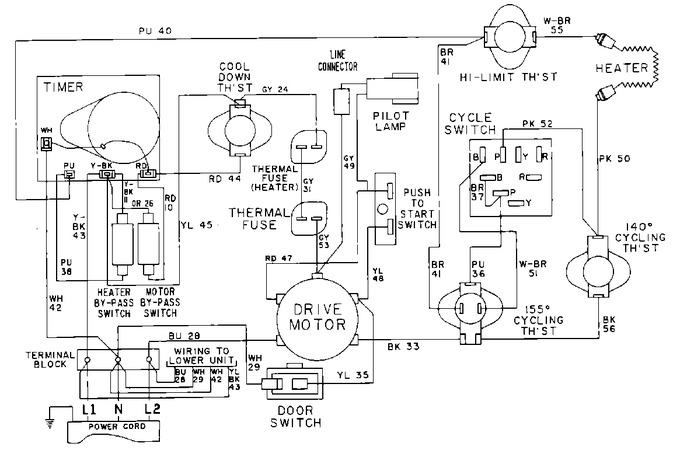 Diagram for MDE13CSADW