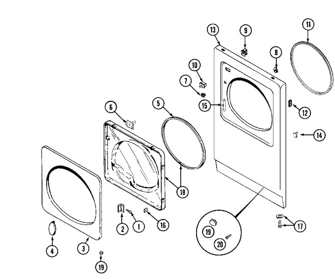 Diagram for MDE11PDAEW