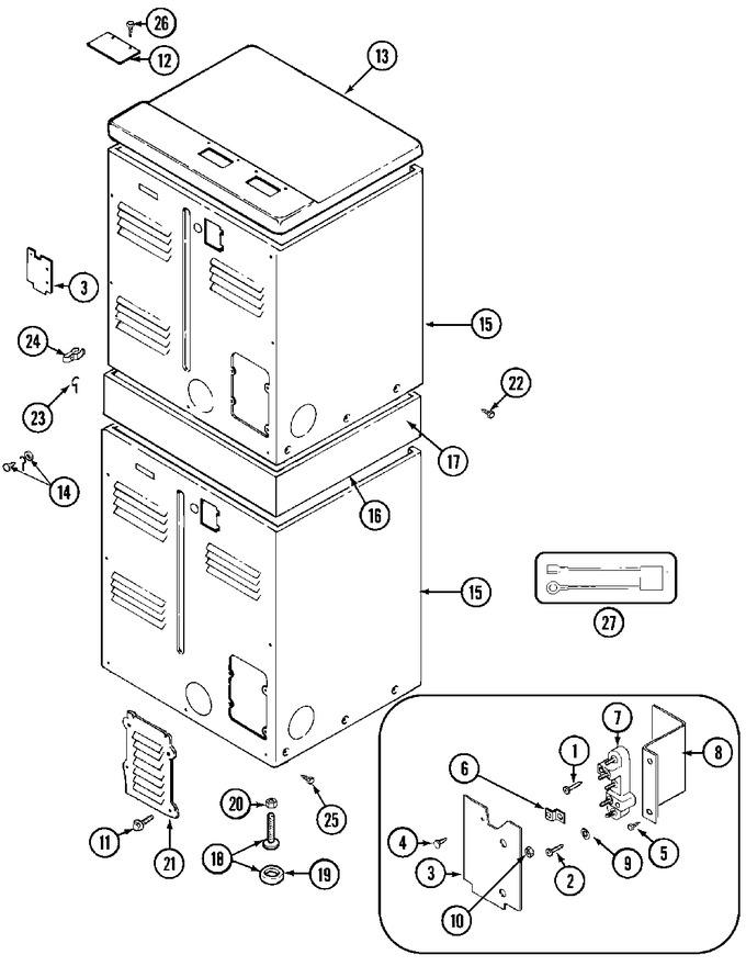 Diagram for MDE11PDACW