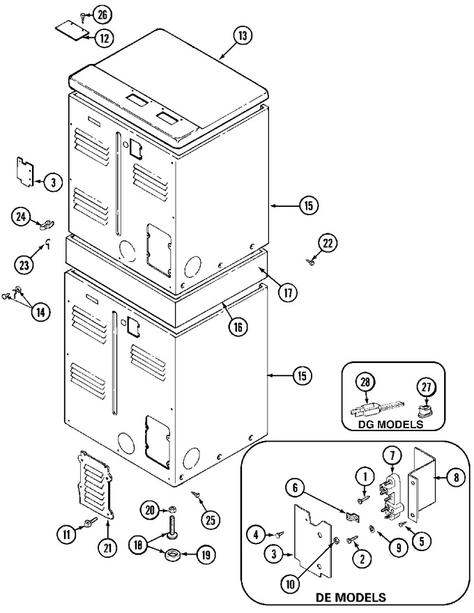 Diagram for MDE13PRBCW