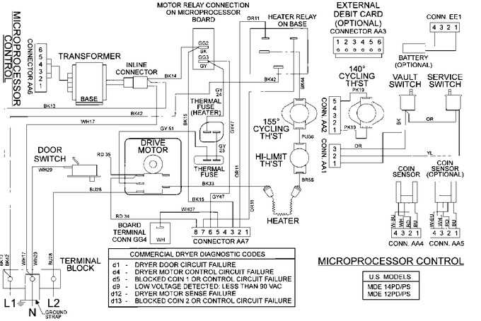 Diagram for MDE12PSBCW