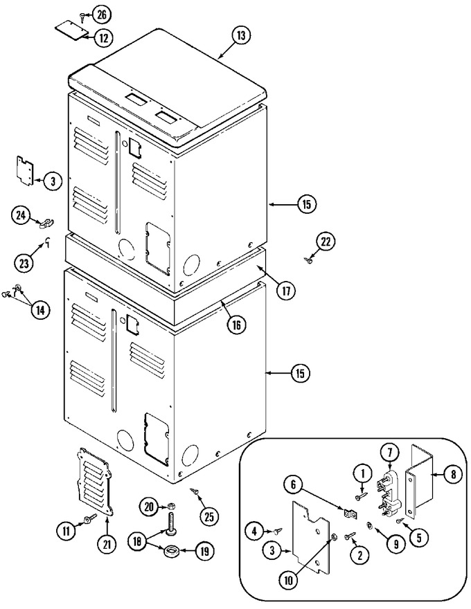 Diagram for MDE13PDBEW