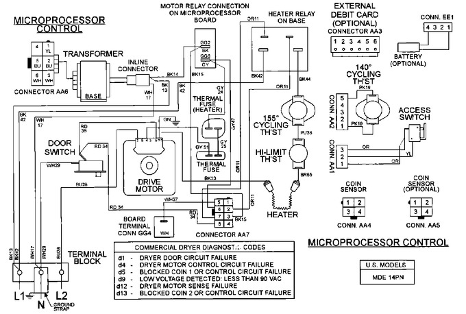 Diagram for MDE14PNAYW