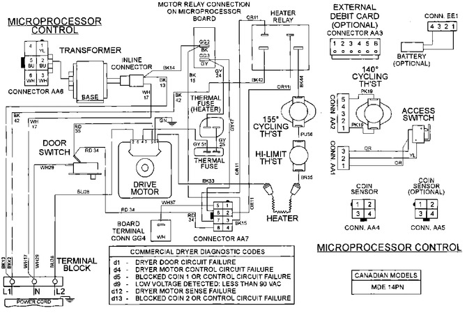 Diagram for MDE14PNAZW