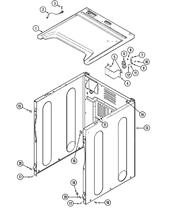 Diagram for MDE16PSAZW