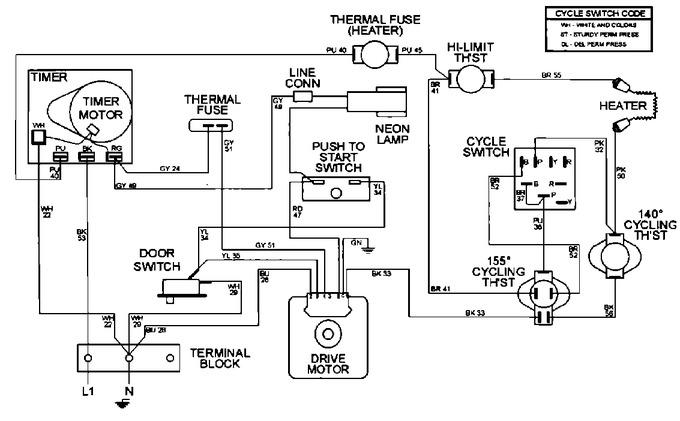Diagram for MDE16MNAGW
