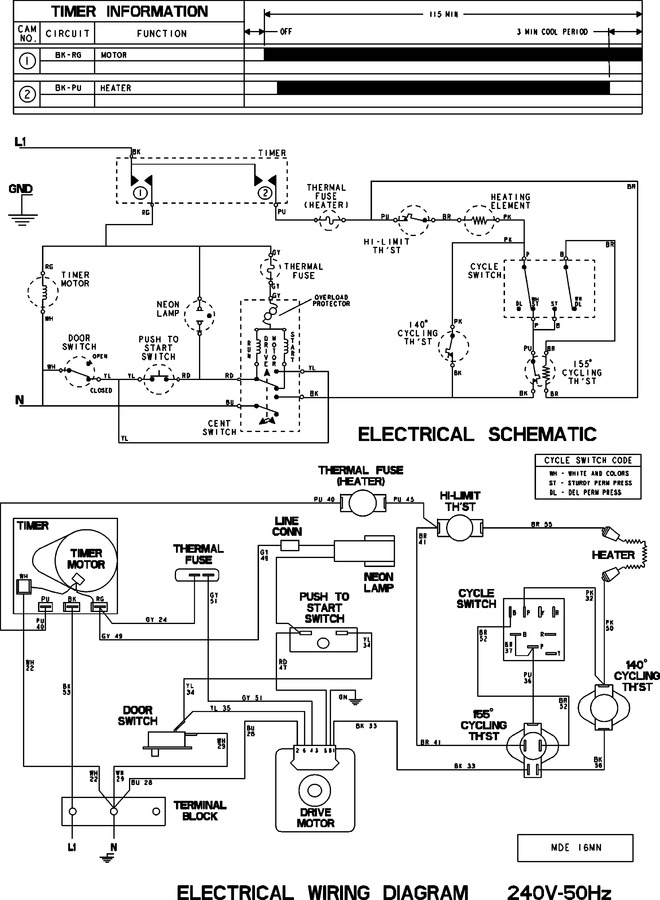 Diagram for MDE16MNDGW
