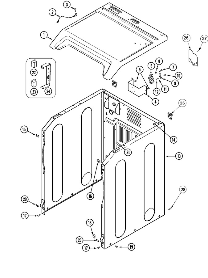 Diagram for MDE21PNAGW
